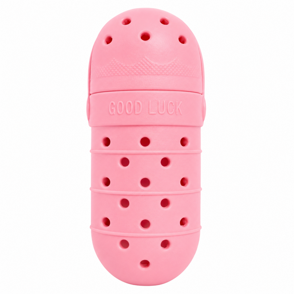 Wholesale Croc Style Pencil Case – Pink Novelty Zip Pencil Case – Pack of 6 - Bags & Accessories | The Box Shop UK