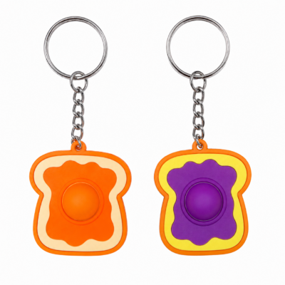 Toast Pop It Keyring