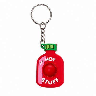 Hot Stuff Pop It Keyring