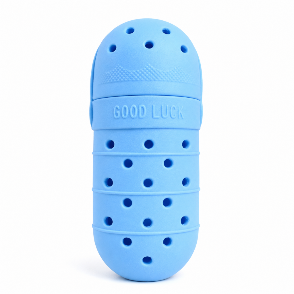 Wholesale Croc Style Pencil Case – Blue Novelty Zip Pencil Case – Pack of 8 - Bags & Accessories | The Box Shop UK