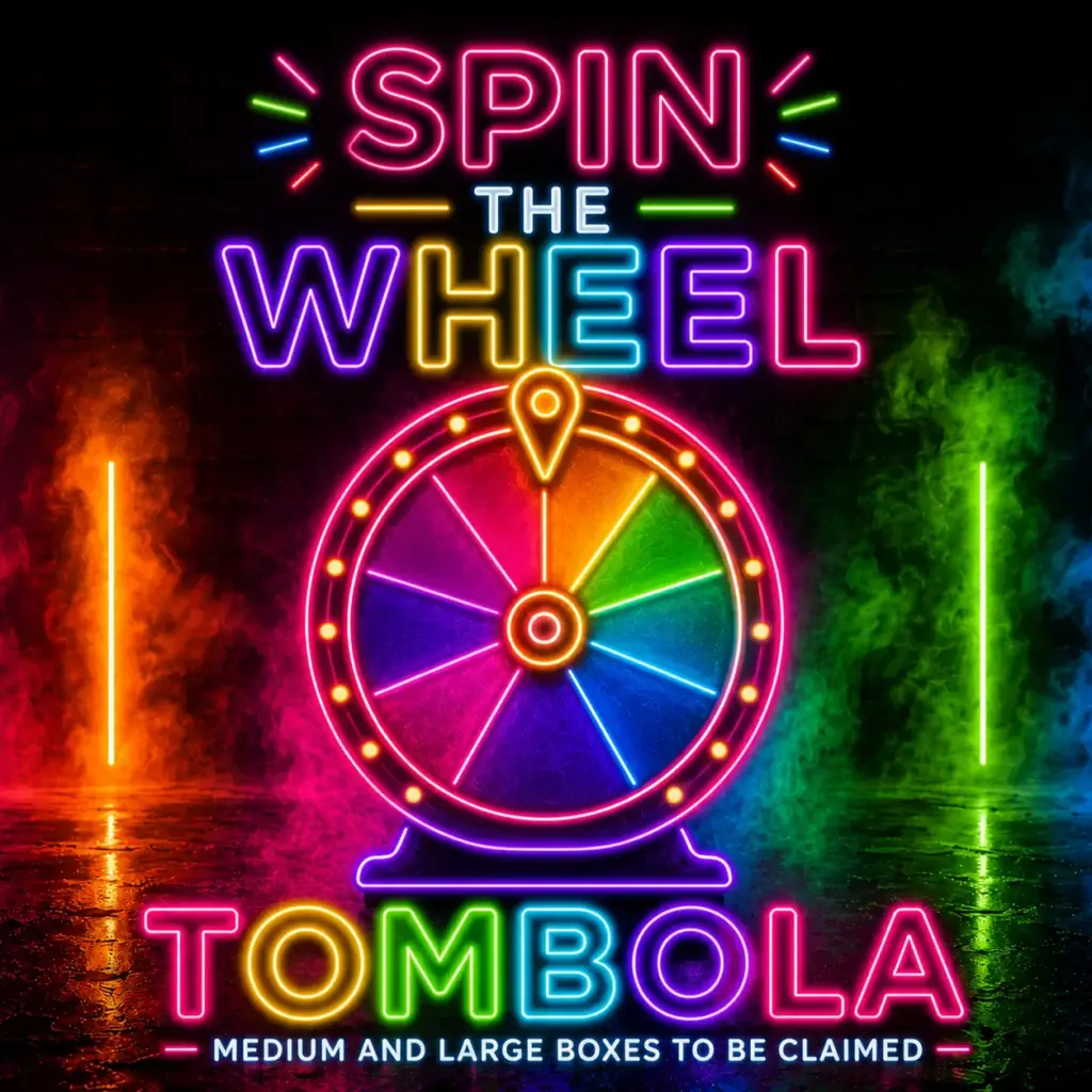 Tombola spins the wheel live on TikTok for mystery boxes - filled with colourful toys and gifts