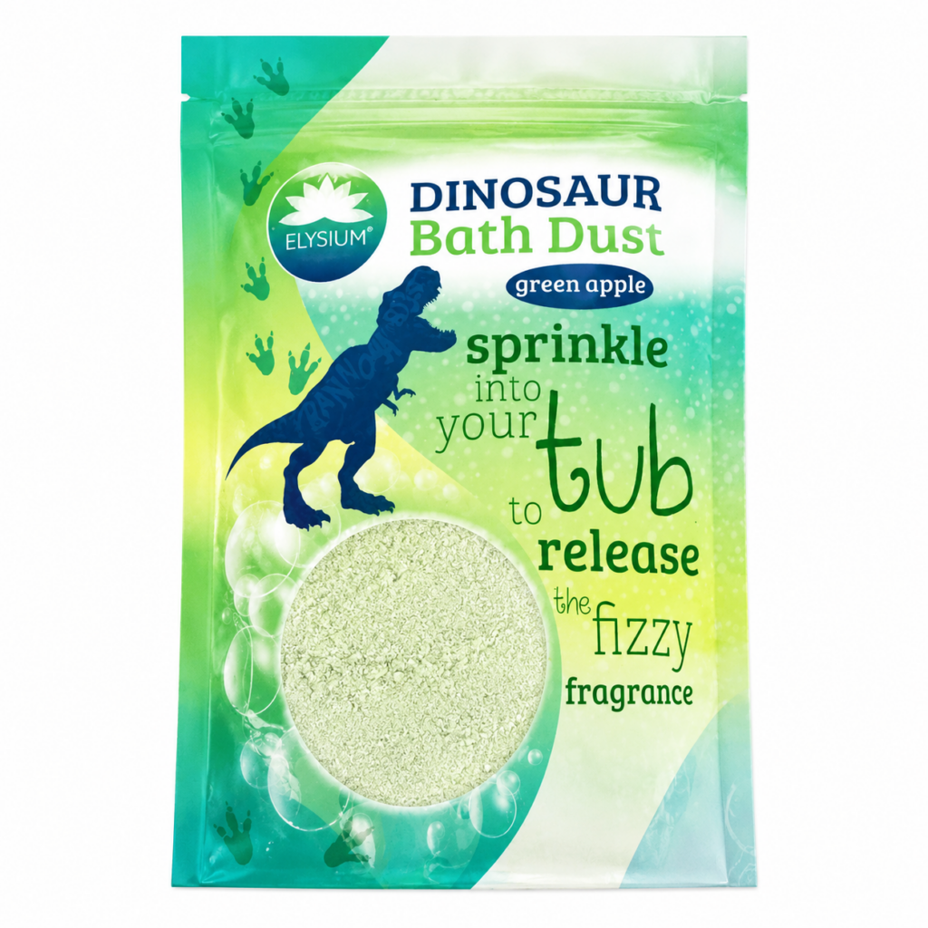 Dinosaur Bath Dust – Green Apple Fizzing Bath Powder - Health & Beauty | The Box Shop UK