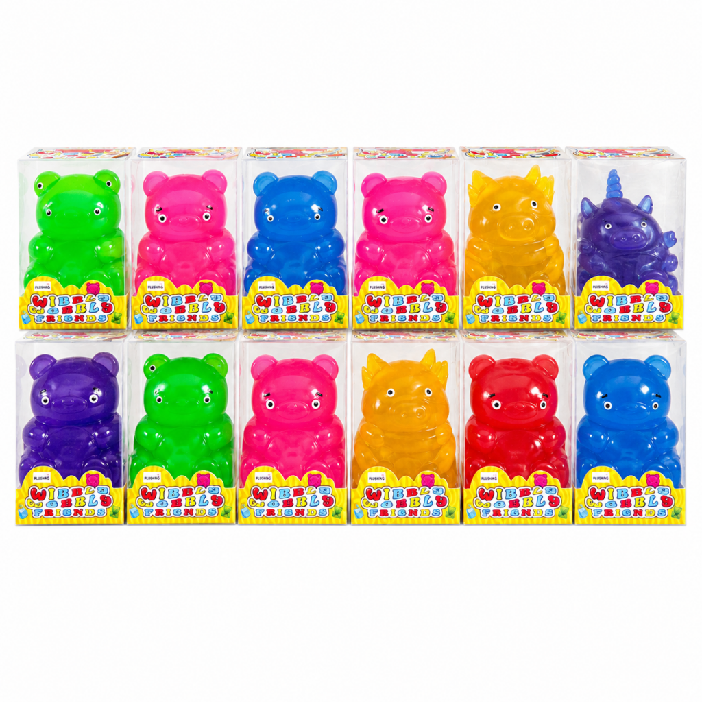 Wholesale Wibble Wobble Friends Squishy Toys – 12 in a Box - Fidget Toys & Squishies | The Box Shop UK