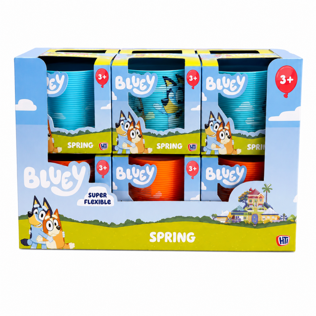 Wholesale Bluey Spring – 12 in a Box - Fidget Toys & Squishies | The Box Shop UK