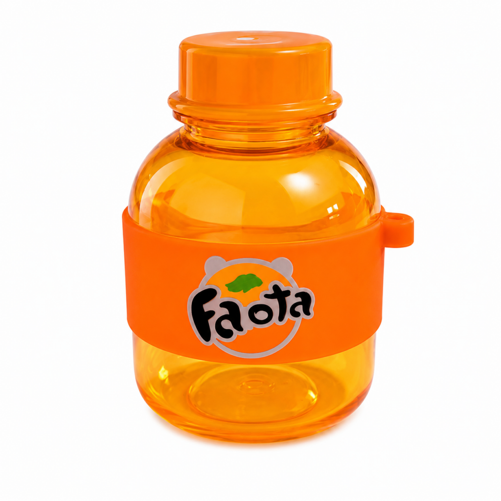 Wholesale 5 Pack Orange Kids Water Bottles – Reusable Drinking Bottles with Screw Lid - Home & Living | The Box Shop UK