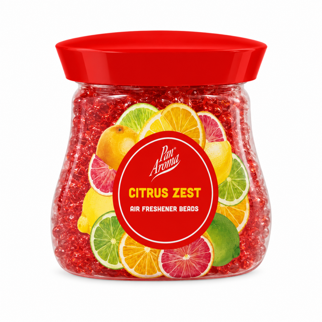 Wholesale Pan Aroma Citrus Zest Air Freshener Beads – Pack of 8 Scented Gel Air Fresheners - Home & Living | The Box Shop UK
