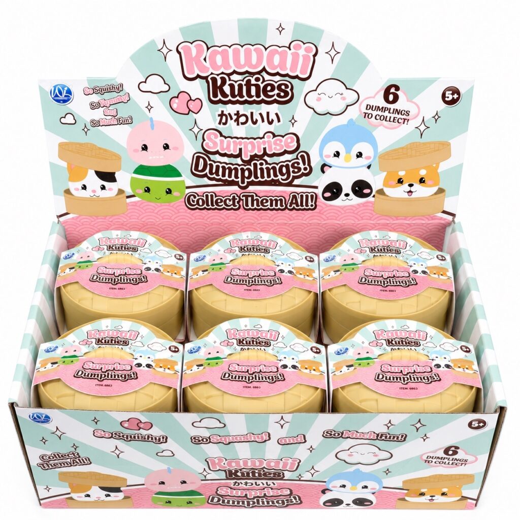 Wholesale Kawaii Kuties Surprise Dumplings – Box of 12 - Fidget Toys & Squishies | The Box Shop UK