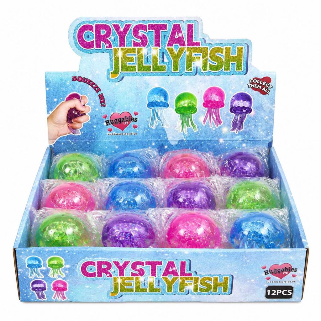 Wholesale Crystal Jellyfish – 12 in a Box - Fidget Toys & Squishies | The Box Shop UK