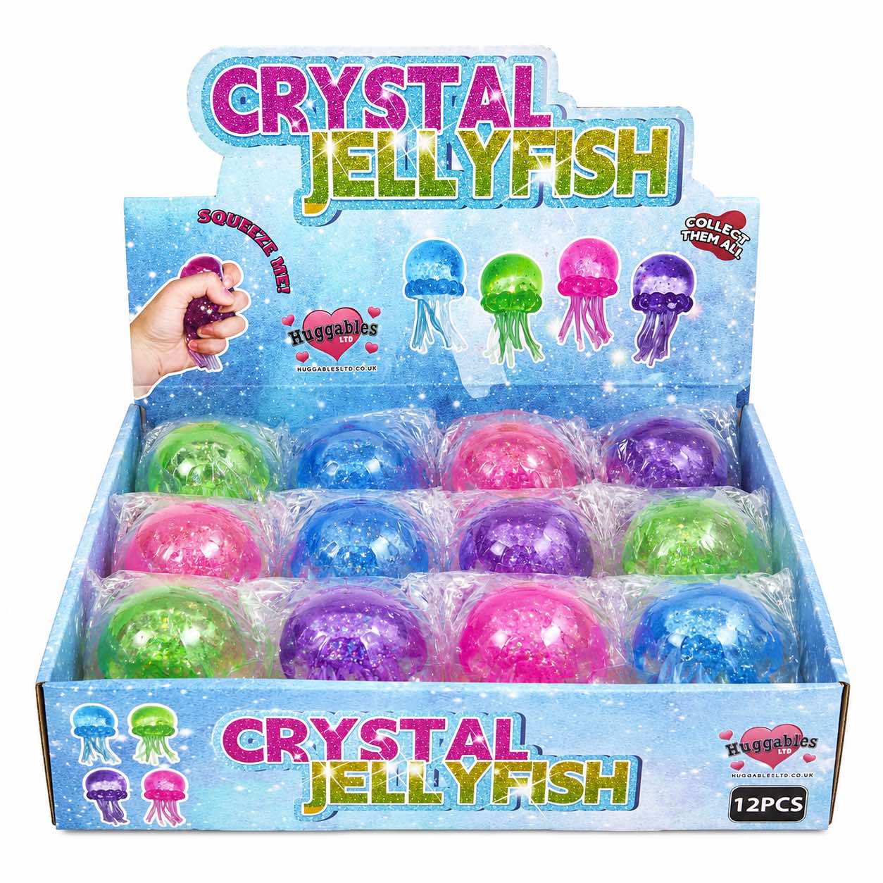 Wholesale Crystal Jellyfish – 12 in a Box - Fidget Toys & Squishies | The Box Shop UK