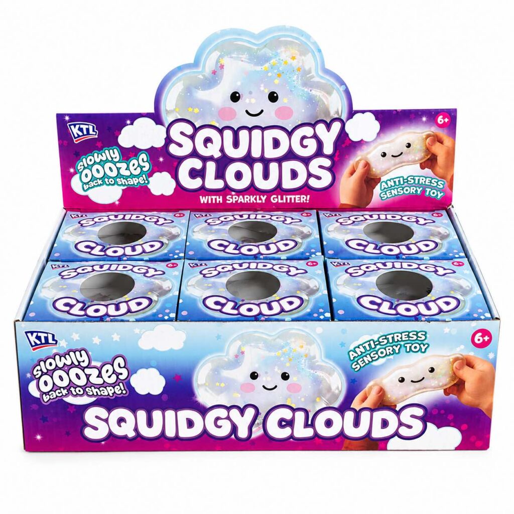 Wholesale Squidgy Clouds Sensory Toy – 12 in a Box - Fidget Toys & Squishies | The Box Shop UK