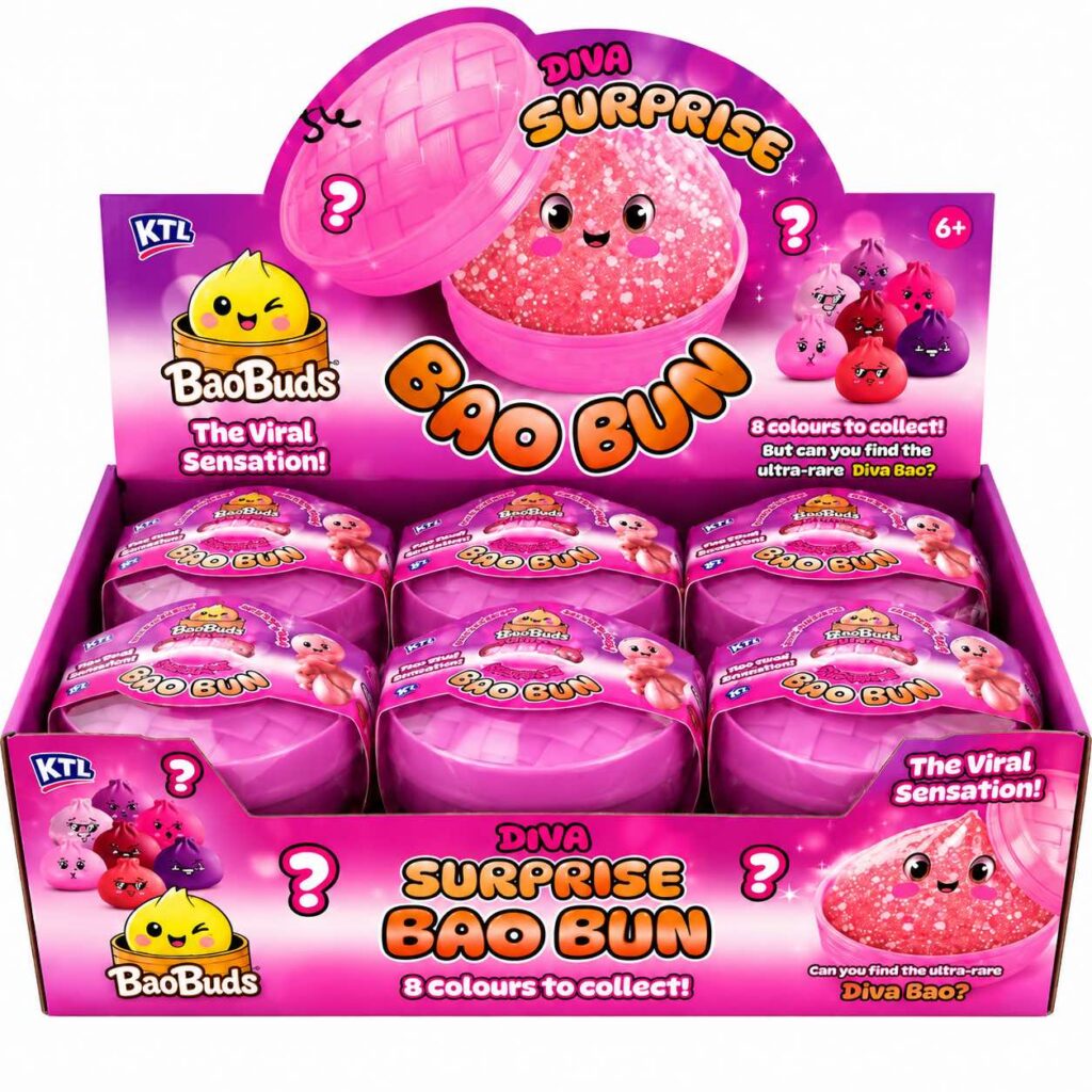 Wholesale Diva Surprise Bao Bun – 12 in a Box - Fidget Toys & Squishies | The Box Shop UK