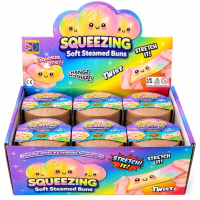 Squeezing Soft Steamed Buns – 12PCS Wholesale Pack