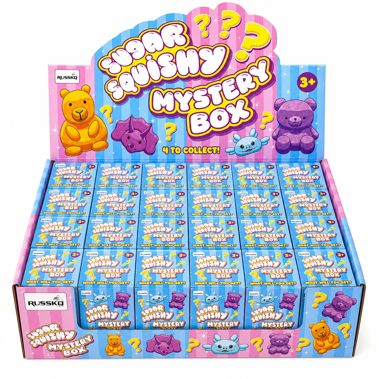 Sugar Squishy Mystery Box – 24PCS Wholesale Display Pack