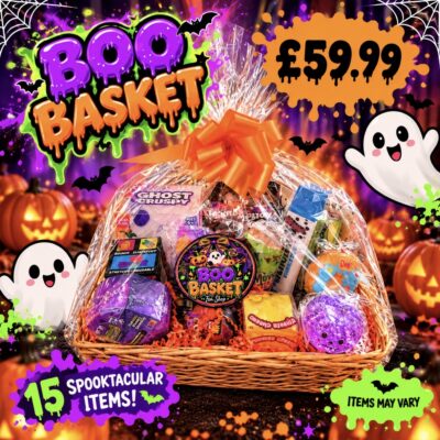 Mystery Halloween boo basket